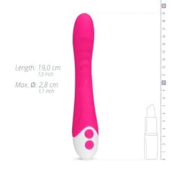 Easytoys G-Punkt Vibrator Lunar Vibe Vibrator - Pink -Sexspielzeug für die Vagina Geschäft easytoys g punkt vibrator lunar vibe vibrator pink 472165