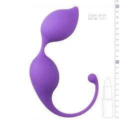 Easytoys Liebeskugeln Gebogene Kegelbälle - Lila -Sexspielzeug für die Vagina Geschäft easytoys liebeskugeln gebogene kegelballe lila 764533