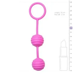 Easytoys Liebeskugeln Mit Horizontalen Riffeln In Pink -Sexspielzeug für die Vagina Geschäft easytoys liebeskugeln mit horizontalen riffeln in pink 793140