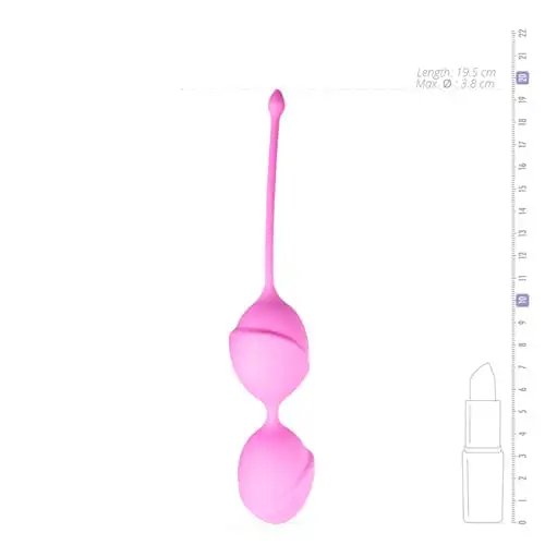 Easytoys Liebeskugeln Pinkfarbene Doppel-Vaginalkugeln 4 Easytoys Liebeskugeln Pinkfarbene Doppel-Vaginalkugeln – Bild 4