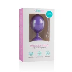 Easytoys Liebeskugeln Wiggle Duo Kegel Ball - Lila/weiß -Sexspielzeug für die Vagina Geschäft easytoys liebeskugeln wiggle duo kegel ball lilaweiss 839219