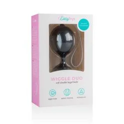 Easytoys Liebeskugeln Wiggle Duo Kegel Ball - Schwarz/weiß -Sexspielzeug für die Vagina Geschäft easytoys liebeskugeln wiggle duo kegel ball schwarzweiss 576876