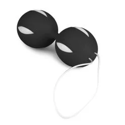 Easytoys Liebeskugeln Wiggle Duo Kegel Ball - Schwarz/weiß -Sexspielzeug für die Vagina Geschäft easytoys liebeskugeln wiggle duo kegel ball schwarzweiss 859170