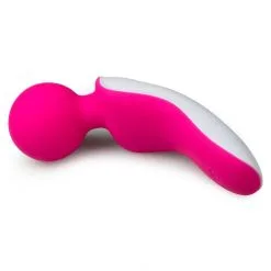 Easytoys Magic Wand Vibrator Mini-Wand-Massagegerät - Rosa/Weiß -Sexspielzeug für die Vagina Geschäft easytoys magic wand vibrator mini wand massagegerat rosaweiss 555699