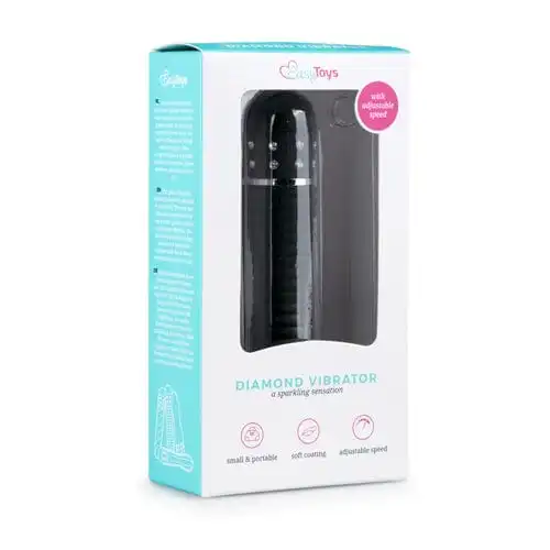 Easytoys Mini Vibrator Geriffelt In Schwarz 2 Easytoys Mini Vibrator Geriffelt In Schwarz – Bild 2