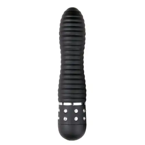 Easytoys Mini Vibrator Geriffelt In Schwarz 1 Easytoys Mini Vibrator Geriffelt In Schwarz