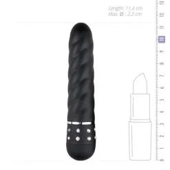 Easytoys Mini Vibrator Gewindeartig In Schwarz -Sexspielzeug für die Vagina Geschäft easytoys mini vibrator gewindeartig in schwarz 233378