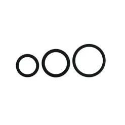 Easytoys Penisring Cockring-Set Mit Drei Verschiedenen Ringgrößen - Schwarz