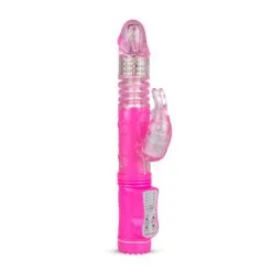 Easytoys Rabbit Vibrator EasyToys Stoßender Hasen-Vibrator - Rosa