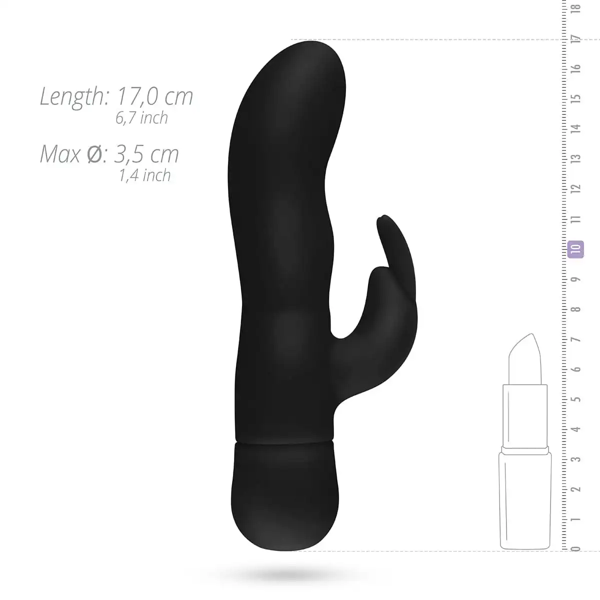 Easytoys Rabbit Vibrator Schwarzer Rabbit Vibrator 10 Verschiedene Stufen Liebesspielzeug 9 Easytoys Rabbit Vibrator Schwarzer Rabbit Vibrator 10 Verschiedene Stufen Liebesspielzeug – Bild 9