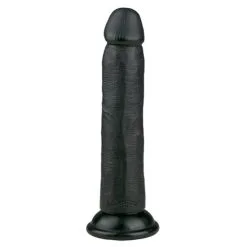 Easytoys Saugnapfdildo Realistischer Schwarzer Dildo - 20,5 Cm