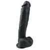 Easytoys Saugnapfdildo Realistischer Schwarzer Dildo - 26,5 Cm