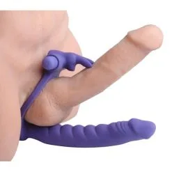 Frisky Penisring Double Delight Vibrierender Penisring Mit Vibrator -Sexspielzeug für die Vagina Geschäft frisky penisring double delight vibrierender penisring mit vibrator 347858