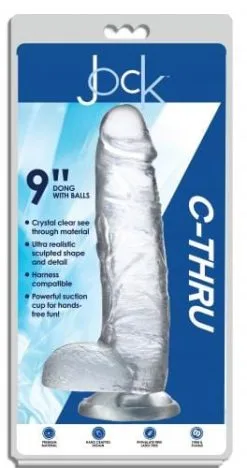 Jock Riesendildo Jock C-Thru Transparenter Dildo - 27 Cm -Sexspielzeug für die Vagina Geschäft jock riesendildo jock c thru transparenter dildo 27 cm 651005