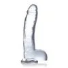 Jock Riesendildo Jock C-Thru Transparenter Dildo - 29 Cm