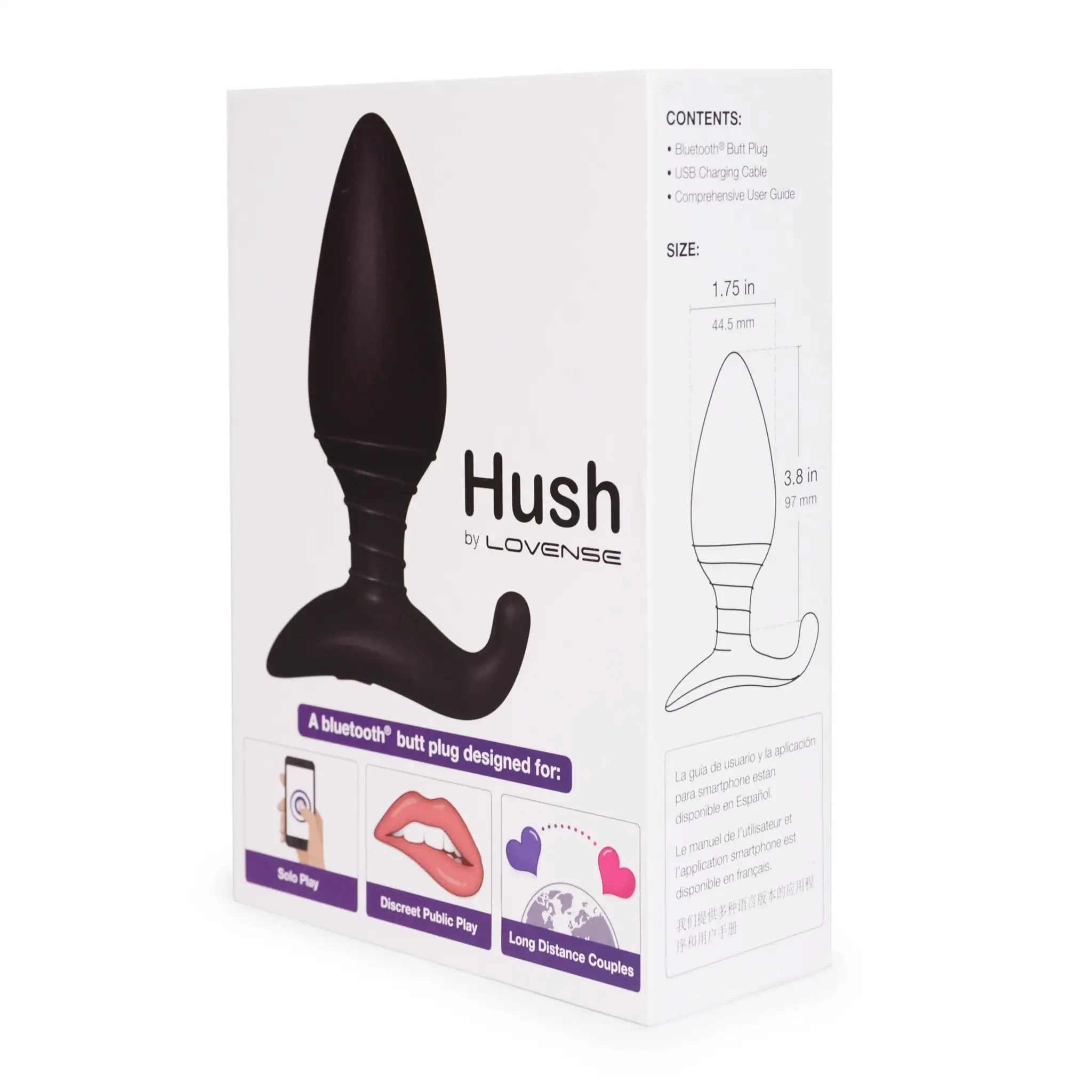 Lovense Analvibrator Lovense - Hush Butt Plug 44,5 Mm 6 Lovense Analvibrator Lovense - Hush Butt Plug 44,5 Mm – Bild 6