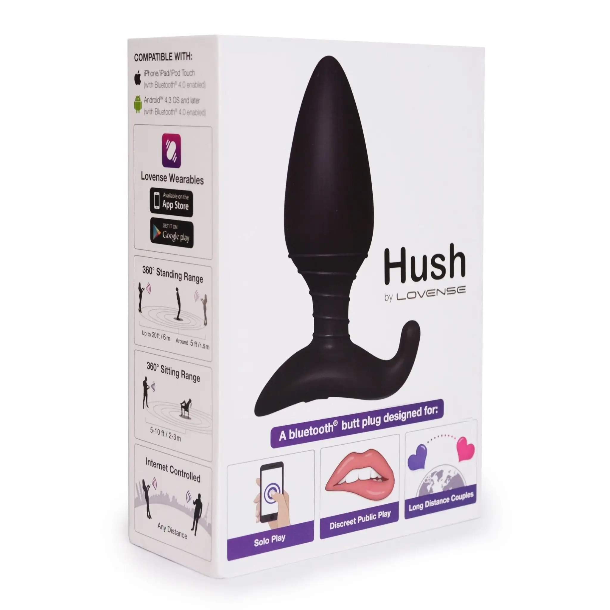 Lovense Analvibrator Lovense - Hush Butt Plug 44,5 Mm 5 Lovense Analvibrator Lovense - Hush Butt Plug 44,5 Mm – Bild 5