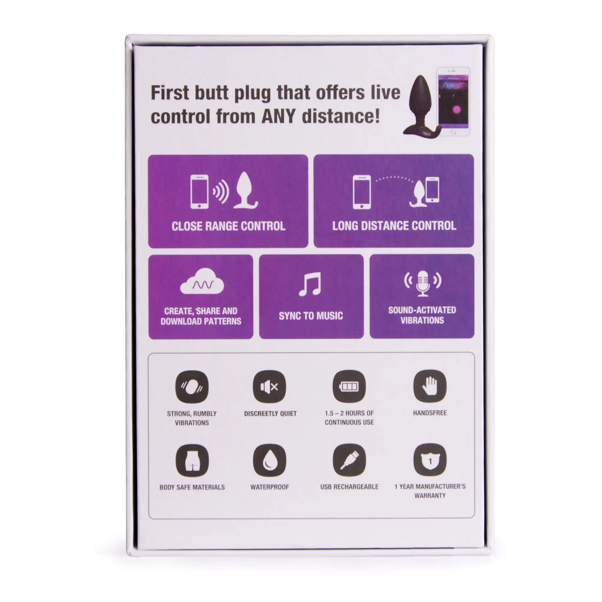 Lovense Analvibrator Lovense - Hush Butt Plug 44,5 Mm 8 Lovense Analvibrator Lovense - Hush Butt Plug 44,5 Mm – Bild 8