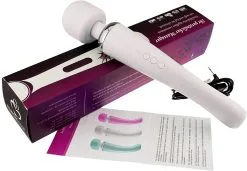Marielove Magic Wand Vibrator Elegance Massager Weiß -Sexspielzeug für die Vagina Geschäft marielove magic wand vibrator elegance massager weiss 578039