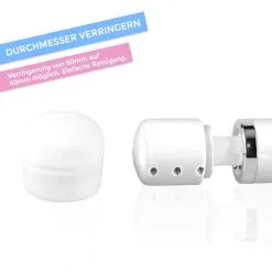 Marielove Magic Wand Vibrator Magic Wand Akku Weiß -Sexspielzeug für die Vagina Geschäft marielove magic wand vibrator magic wand akku weiss 880321