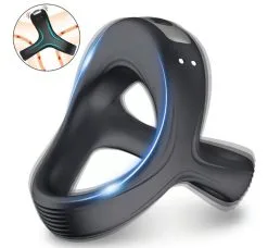 Marielove Penisring Penis-Hoden-Ring Inklusive Vibrator