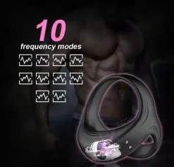 Marielove Penisring Penis-Hoden-Ring Inklusive Vibrator -Sexspielzeug für die Vagina Geschäft marielove penisring penis hoden ring inklusive vibrator 929550