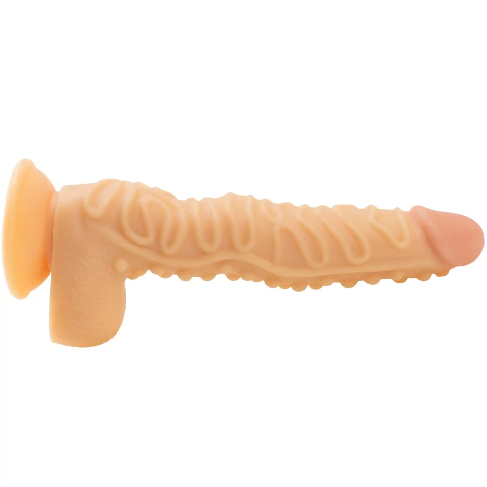 Marielove Saugnapfdildo 24cm Dildo Genoppt Und Gewellt 3 Marielove Saugnapfdildo 24cm Dildo Genoppt Und Gewellt – Bild 3