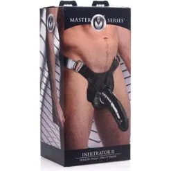 Master Series Strapon Infiltrator II Hohler Umschnalldildo 9 Master Series Strapon Infiltrator II Hohler Umschnalldildo -Sexspielzeug für die Vagina Geschäft master series strapon infiltrator ii hohler umschnalldildo 390095