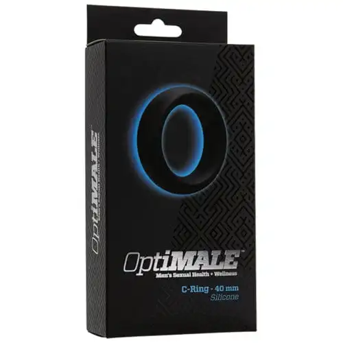 OptiMALE Penisring Penisring - 40 Mm - Schwarz 2 OptiMALE Penisring Penisring - 40 Mm - Schwarz – Bild 2